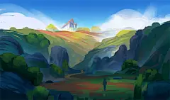 10个梦幻般的概念场景插画
