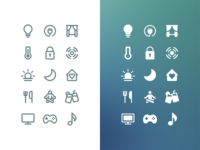 Stroke & Solid Icons