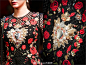 #杰斯君猫步游# /
一场Dolce&Gabbana的玫瑰盛宴。
（来自2015春夏成衣系列） ​​​​