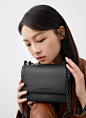 CHARLES＆KEITH2020秋新品CK2-80701061-1女士链条翻盖单肩小方包-tmall.com天猫