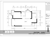 两室两厅原始户型图