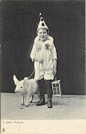 vintage kids and pets - Canidae - A Little Pierrot.