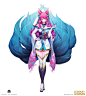 Spirit Blossom Ahri Character Illustration