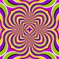 A2794矢量彩色抽象几何视觉错觉图 AI设计素材-淘宝网