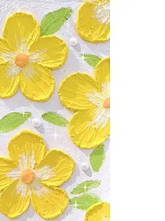 油画棒花朵｜夏日小清新壁纸 - 小红书