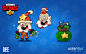 Brawl Stars: Clash Wizard Barley, Airborn Studios : Earlier last year, the dear people of Supercell reached out us about working with them on character concepts and 3D work for a new game they had in the making. 
Brawl Stars differed quite a bit from the 