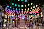 纽约布鲁克菲尔德广场 “光源”的艺术灯光装置
