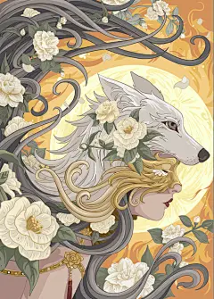 【生肖花语人物篇】插画合集