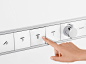 RainSelect by Hansgrohe | STYLEPARK : Shower heads: RainSelect by Hansgrohe at STYLEPARK