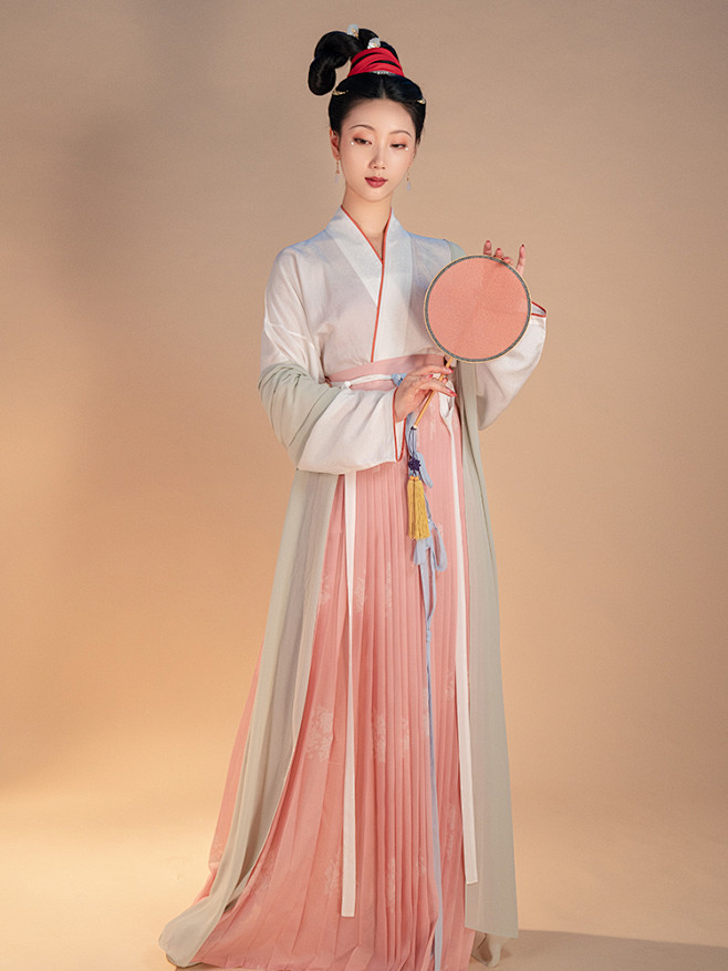 裳宫语清歌韩熙载夜宴图复原正品对襟短衫百迭裙宋制汉服三件套女淘宝