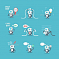 Modern Robots Icons Set Chat Bot Artificial