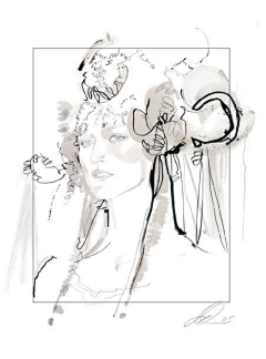 竹萤设计学院采集到【画集】—David Downton 大卫·唐顿