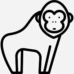 大猩猩图标 页面网页 平面电商 创意素材
