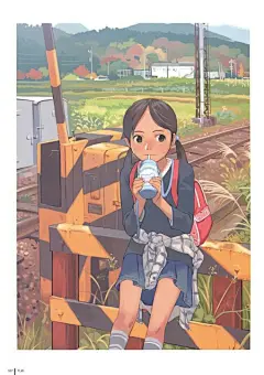 一组青春少女插画封面 
日本插画家 たかみち ​​​​