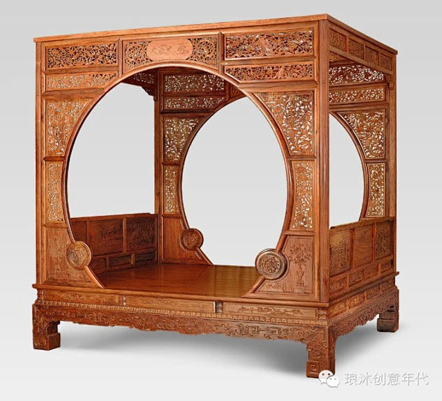 『经典的明清家具 -- 床榻』-花瓣网