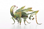 Imaginative Insects Formed From Resin and Brass by Hiroshi Shinno : Japanese artist Hiroshi Shinno builds hyperrealistic sculptures of insects that don't exist, perfect forms of imaginative species that look as if they were built from vibrant leaves and d