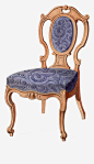 手绘复古装饰欧洲椅子高清素材 家具 手绘椅子 欧式复古 装饰椅子 免抠png 设计图片 免费下载