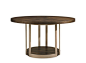 Gather Round : Modern Artisan Dining room : DINING - TABLES : ATS-DINTAB-002 | Caracole Furniture