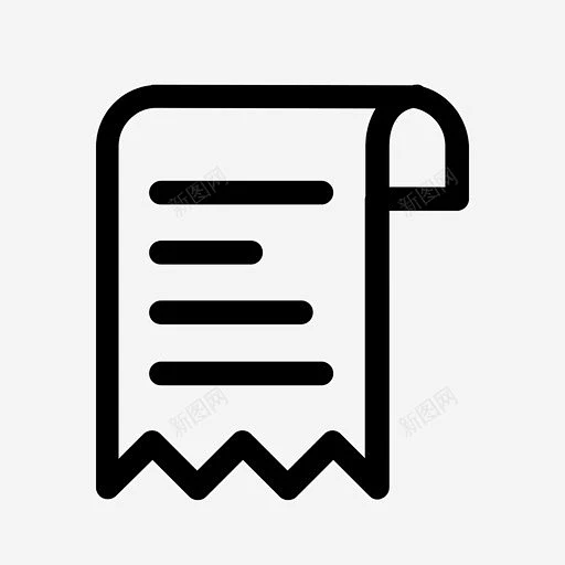 帐单收据记录图标 标识 标志 UI图标 设计图片 免费下载 页面网页 平面电商 创意素材-花瓣网