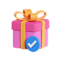 3D卡通粉色礼品盒礼物盒节日促销图标插图PNG免抠图_10