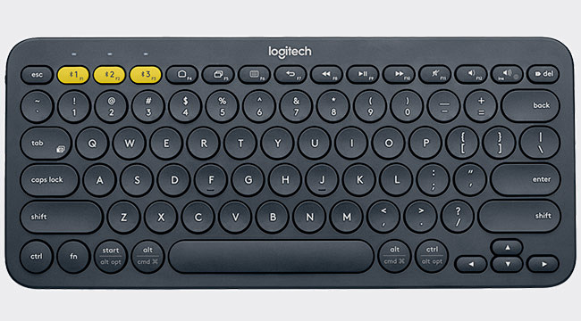 罗技 K380 多设备蓝牙键盘适用于所有...