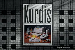 Kurdis现代简洁时尚品牌标识电影海报封面标题浓缩粗体英文字体包
