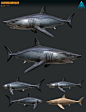 DEPTH-- A Shiver of Sharks Part 2!, Alexandria Condon : The Thresher and the three Legendaries. The Hammerhead we had concept  and story-line for.