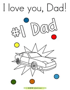 Happy Father’s Day! 10张父亲节主题涂色贺卡免费下载！ | 涂色集，涂色画打印大图 : &quot;Happy Father's Day!&quot; 是一个英文表达，用来在父亲节这一天向父亲表示祝贺和爱意。这个短语由以下几个部分组成：&quot;Happy&quot; - 这个形容词用来表达快乐或幸福的情绪。&quot;Father's Day&quot; - 指的是专门为庆祝和感谢 Happy Father’s Day! 10张父亲节主题涂色贺卡免费下载！