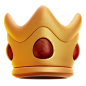 Golden Crown  3D Icon
