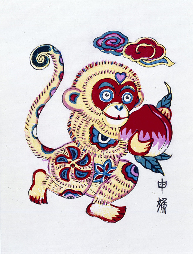 年画猴