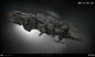 Thrasher, Pavel Savchuk : Thrasher:
Done this redesign for one of the older EVE ships ( http://www.evegiga.com/images/Thrasher.jpg )
Minmatar (the race in EVE this belongs to) have this duct-taped rust bucket aesthetic, so to stay in line with that (but a