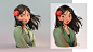 Mulan, Vincent McCrindle : Based on a concept by one of my favorite Artists, the unbelievably talented Loish. Lived 3 years in China so I just felt compelled to make my 3d adaptation. <br/>Loish's concept : <a class="text-meta meta-link&
