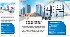 万达招聘海报