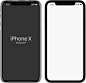 iPhone X样机手机模板 更多优质采集尽在_@宇飞视觉