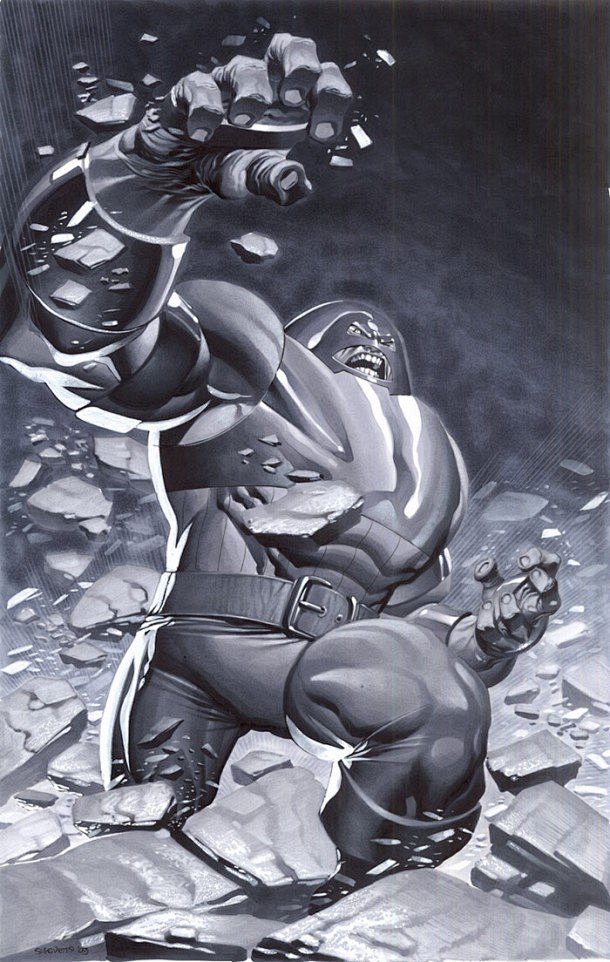 Chris Stevens插画作品：黑白...