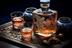 酒杯酒水白酒洋酒倒酒图片摄影图