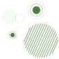 绿色圆装饰