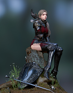 3d modeling-花瓣网|陪你做生活的设计师 | chunli/春丽