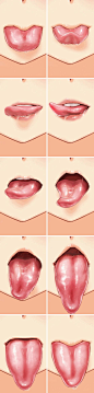 Tongue Movements - The tongue in different positions to serve as art reference - Album on Imgur