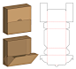 纸质包装盒刀模设计图
