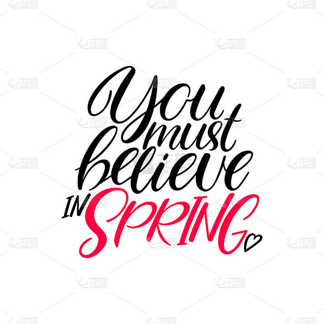 You must believe in spring
