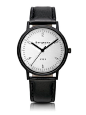 德国品牌Bergmann（贝格曼）男 女款手表，型号：1933-中性简约表 表盘圈黑色的图片