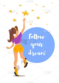 女孩,努力,星星,可爱的,人,衬衫,浪漫,伸手,爱