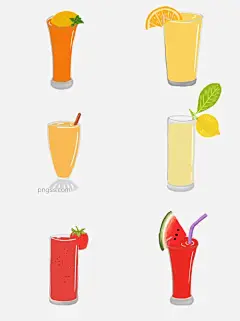 各种手绘果汁插画图标免抠png透明素材图片大小1024x1369px 图片尺寸306.42 KB 来自PNG搜索网 pngss.com 免费免扣png素材下载！果汁饮料#冷饮素材#芒果汁#苹果汁#手绘果汁#手绘饮品#水果汁#西瓜汁#夏日饮品#鲜榨果汁#饮料杯#饮料果汁#饮料海报广告#