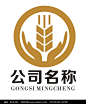 小麦大米双手logo图片