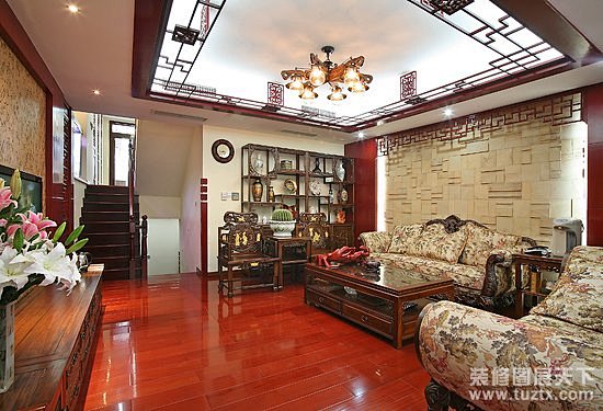 中式风格客厅装修提高主人的幸福感