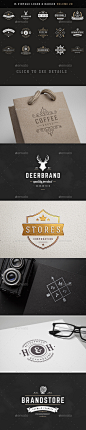 15怀旧复古标志或徽章,徽章15 Retro Vintage Logotypes or Badges - Badges 