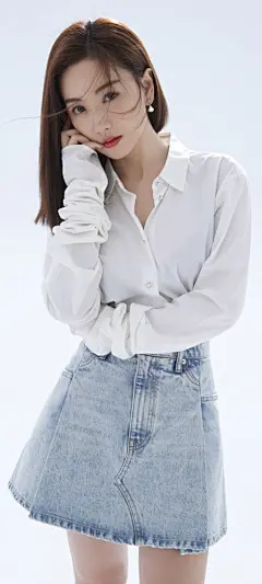 黑色裙子美女周雨彤高清手机壁纸_彼岸手机壁纸