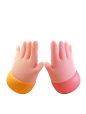 C4D击掌手素材