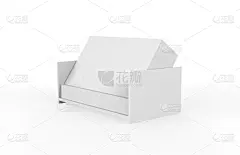 贺卡,拿着,三维图形,白色背景,名片,绘画插图,空白的,专业人员,分离着色